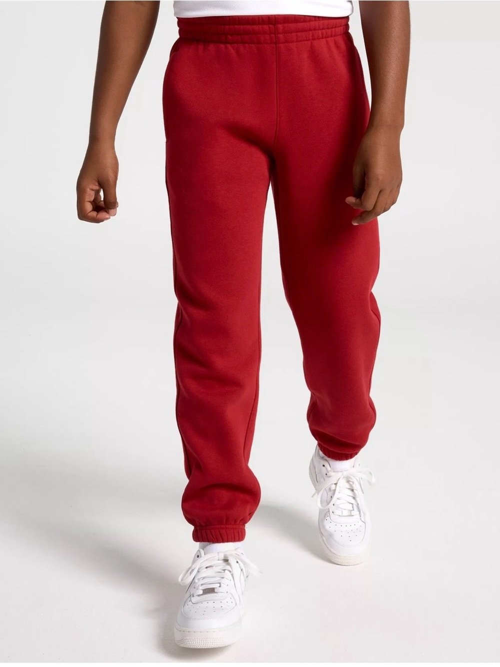 DSG Boys Red Fleece Joggers